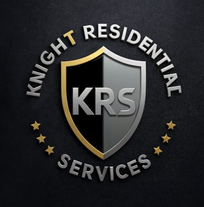 Knight Residential Services shield logo, KRS